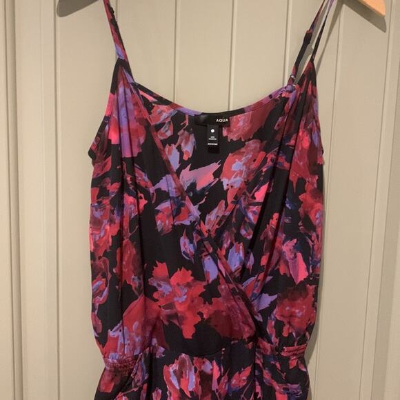 AQUA Floral Jumpsuit S - Picture 4 of 12